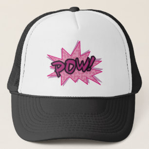 Breast Cancer Super Hero Trucker Hat