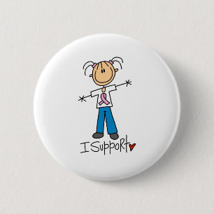 Breast Cancer Support  2 Inch Round Button