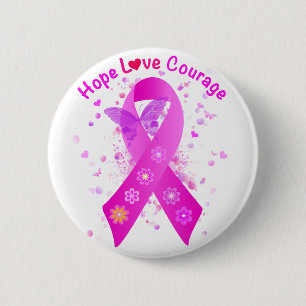 Breast Cancer Support 2 Inch Round Button