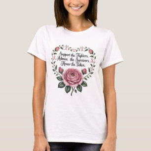 Breast Cancer Support Admire Honor Breast Cancer A T-Shirt