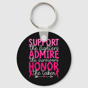Breast Cancer Support Admire Honour Breastcancer A Keychain