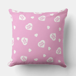 BREAST CANCER SUPPORT & AWARENESS THROW PILLOW