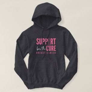 breast cancer.support.cure. Pullover Hoodie