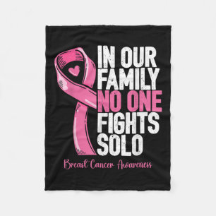 Breast Cancer Support Family Women Breast Cancer A Fleece Blanket
