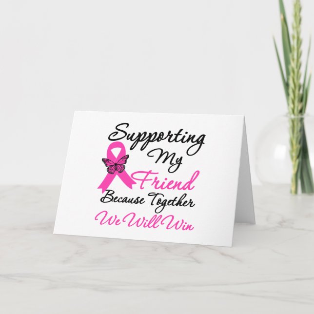 Breast Cancer Support (Friend) Card (Front)