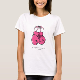 Breast Cancer Support Gifts Cancer Women Get Well T-Shirt