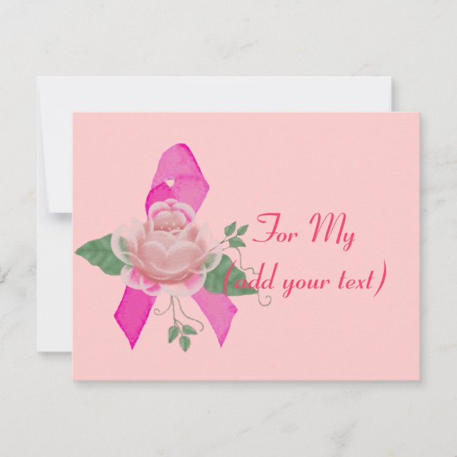Breast Cancer Support Invitation (Front)