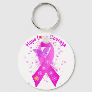 Breast Cancer Support Keychain