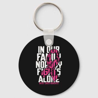 Breast cancer support pink breast cancer awareness keychain