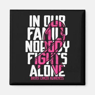 Breast cancer support pink breast cancer awareness magnet