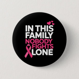 Breast Cancer Support Pink Ribbon Breast Cancer Aw 2 Inch Round Button