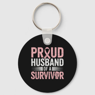 Breast Cancer Support Pink Ribbon Breast Cancer Aw Keychain