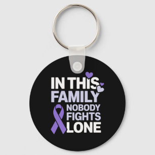 Breast Cancer Support Pink Ribbon Breast Cancer Aw Keychain