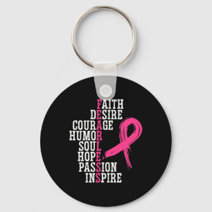 Breast Cancer Support Squad Breast Cancer Awarenes Keychain