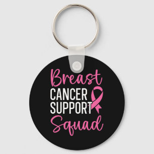 Breast Cancer Support Squad Breast Cancer Awarenes Keychain