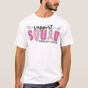 Breast Cancer Support Squad Breast Cancer Survivor T-Shirt