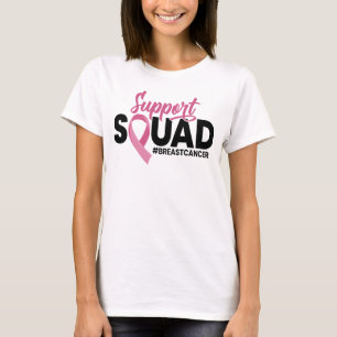 Breast Cancer Support Squad Cancer Survivor Mom T-Shirt
