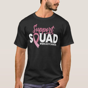 Breast Cancer Support Squad Cancer Survivor Mom T-Shirt