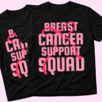 Breast Cancer Support Squad Pink Ribbon