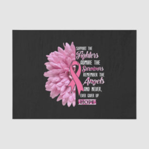 Breast Cancer Support The Fighters Gift For Her Tissue Paper