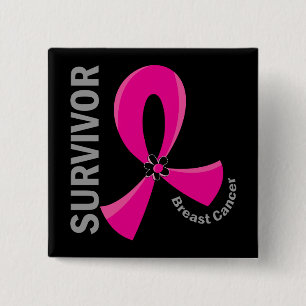 Breast Cancer Survivor 12 2 Inch Square Button