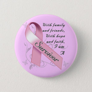 Breast Cancer Survivor 2 Inch Round Button