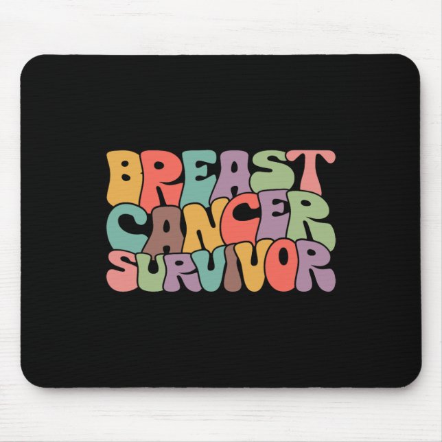 Breast Cancer Survivor Awareness Warrior Support P Mouse Pad (Front)