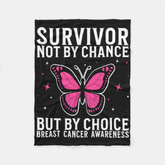 Breast Cancer Survivor Breast Cancer Awareness For Fleece Blanket