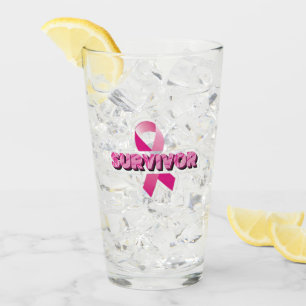 Breast Cancer Survivor Glass
