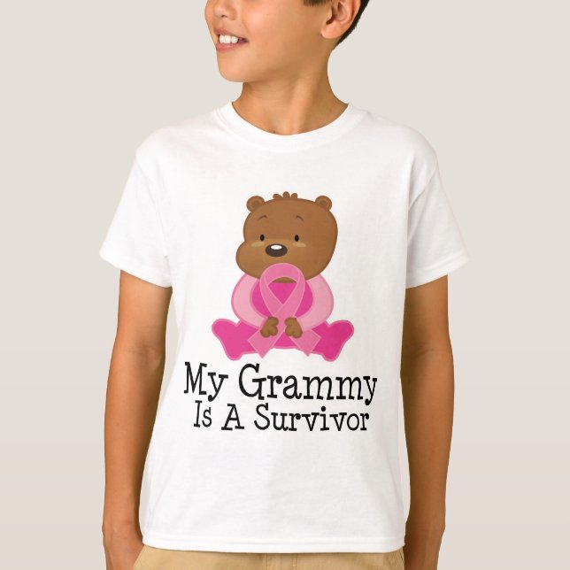 Breast Cancer Survivor Grammy T-Shirt (Front)