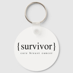 Breast Cancer Survivor Keychain