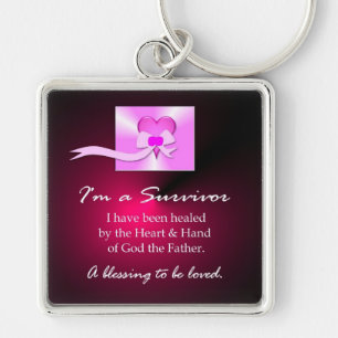 Breast Cancer Survivor Keychain