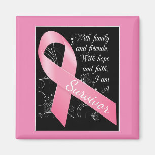 Breast cancer survivor magnet