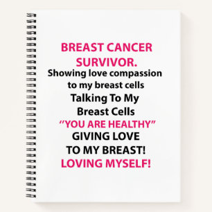 Breast Cancer Survivor Notebook