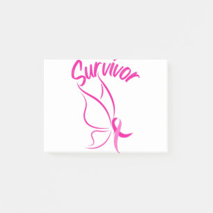 Breast Cancer Survivor Post-it Notes