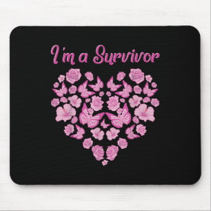 Breast Cancer Survivor Shirts For Women Im A Survi Mouse Pad