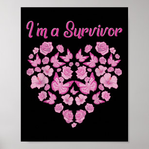 Breast Cancer Survivor Shirts For Women Im A Survi Poster