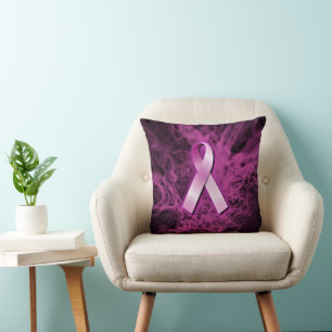 Breast Cancer Survivor Throw Pillow