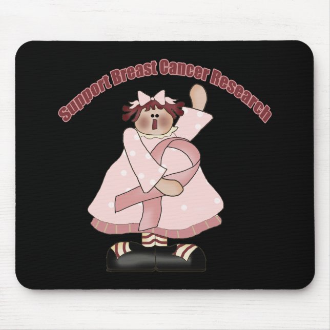 Breast Cancer T-shirts and Gifts For Her Mouse Pad (Front)