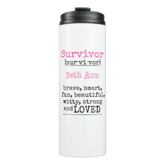 Breast Cancer Thermal Tumbler