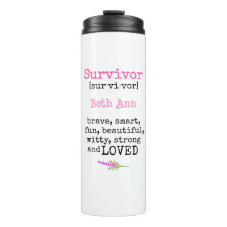 Breast Cancer Thermal Tumbler