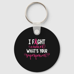 Breast Cancer Warrior Awareness Support Believe Su Keychain