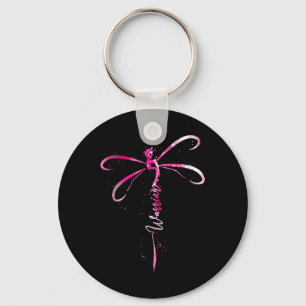 Breast Cancer Warrior Breast Cancer Awareness Drag Keychain