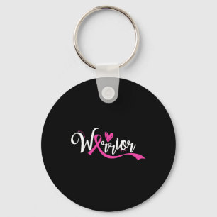 Breast Cancer Warrior Breast Cancer Awareness Pink Keychain