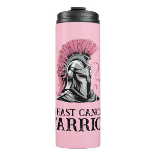 Breast Cancer Warrior Thermal Tumbler