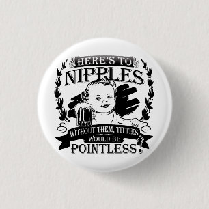 Breast Feeding Humour 1 Inch Round Button
