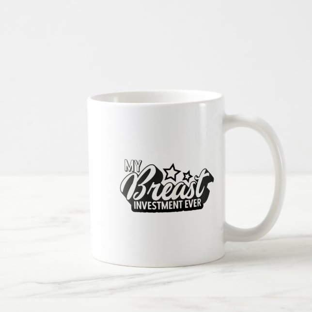 Breast Implants Ies Funny New S Plastic Surgery  Coffee Mug (Right)
