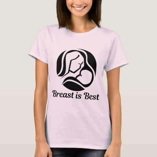 Breast Is Best Beautiful Breastfeeding T-Shirt