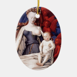 BREAST OF MARY CERAMIC ORNAMENT