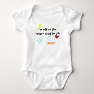Breast Start Baby Bodysuit